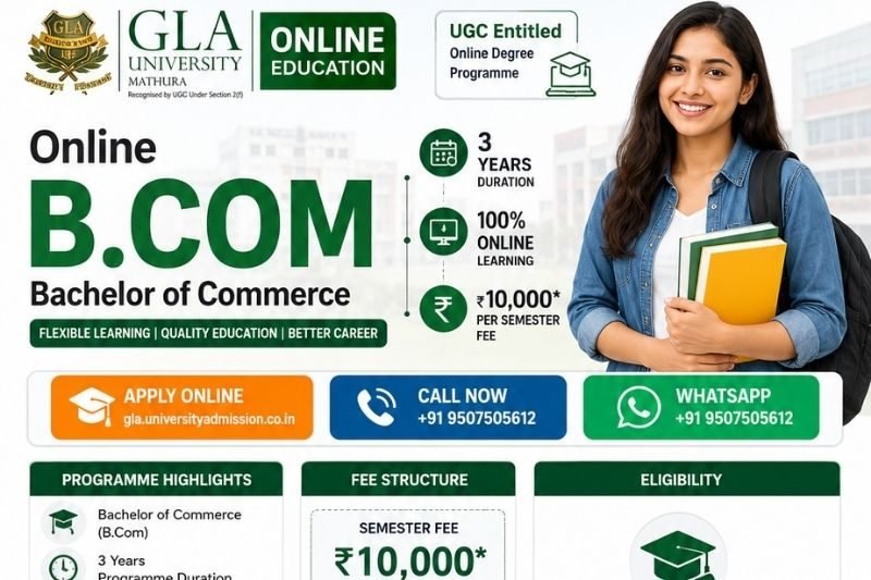 Online B.Com Hons. from GLA University